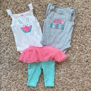 3M girls watermelon bundle.
